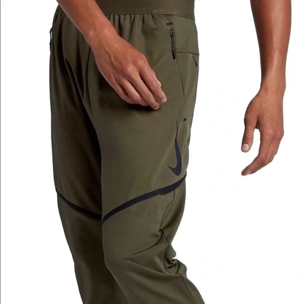 Nike Men's Dri-FIT Cargo Training Pants Olive Green Size L